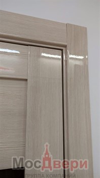 Межкомнатная глянцевая дверь Profil 2.49GLK Аляска LACOBEL Черный - фото 74430