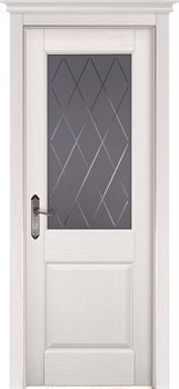 Межкомнатная дверь Ставангер-O Белый Классик Мателюкс - фото 74807