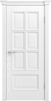 Межкомнатная дверь Жаклин Кашемир белый - фото 76335