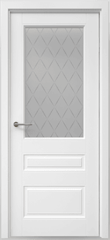 Межкомнатная дверь Riccarda EU-L Latte Matelux - фото 76474