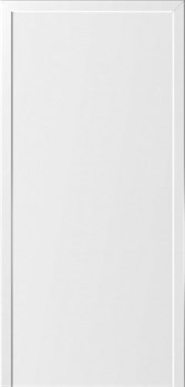 Двустворчатая пластиковая маятниковая композитная дверь CL Verso белая - фото 76551