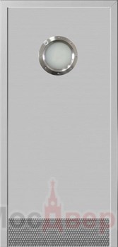 Пластиковая маятниковая композитная дверь CL Verso Special темно-серая - фото 76567