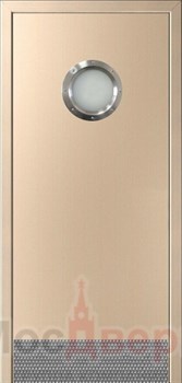 Пластиковая маятниковая композитная дверь CL Verso Special Золотой дуб - фото 76571