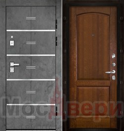 Входная дверь Kastell Acoustic Rw 75dB Graphite / Дуб Винтаж-R - фото 76676