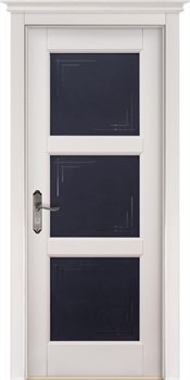 Двустворчатая дверь Лестер-O Слоновая кость ST - фото 76780