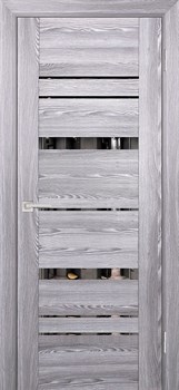 Межкомнатная дверь Profil 2.81SNK Дуб SKY Лофт LACOBEL Серебряный - фото 76887