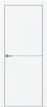 Межкомнатная дверь Profil 12RE Alum Аляска Black Edition - фото 77095