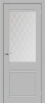 Межкомнатная дверь Profil 2RU Аляска Сатинат Узор - фото 77101