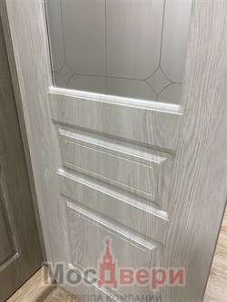 Межкомнатная дверь Profil 2.39MVS Дуб Тронкайс Сатинат Узор - фото 77193