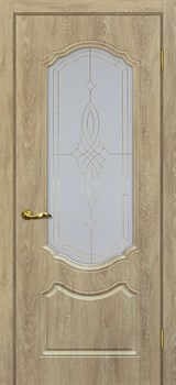 Межкомнатная дверь Profil 2.123MVS Пекан Светлый Сатинат Узор - фото 77213