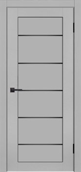 Межкомнатная дверь Profil 97VR Аляска LACOBEL Черный - фото 77552