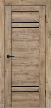 Межкомнатная дверь Profil 2.74VN Грей LACOBEL Черный - фото 77560