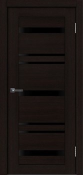 Межкомнатная дверь Profil 37VX Салинас светлый LACOBEL Черный - фото 77584