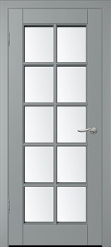 Межкомнатная дверь Adelina Grigio Сатинат Белый - фото 77688