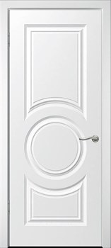 Межкомнатная дверь Rotondo Bianco Сатинат Гравировка - фото 77875