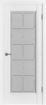 Межкомнатная дверь Profil 100DU Крем Сатинат Гравировка - фото 78000