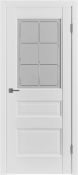 Межкомнатная дверь Profil 94DU Крем Сатинат Гравировка - фото 78010