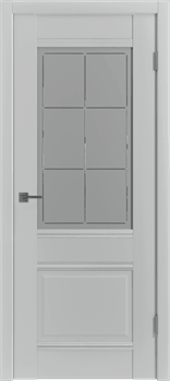 Межкомнатная дверь Profil 2DU Крем Сатинат Гравировка - фото 78028