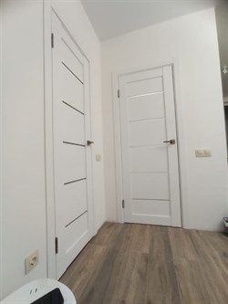 Межкомнатная дверь Profil 7DU Аляска LACOBEL Черный - фото 78031