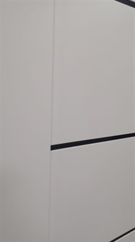 Межкомнатная дверь Profil 7DU Аляска LACOBEL Черный - фото 78034