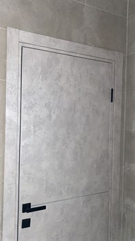 Коробка телескоп Profil DE 80*38*2100 Бетон Платина - фото 78196