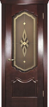 Наличник София телескопический полукруглый 70*10*2130 Махагон - фото 78494