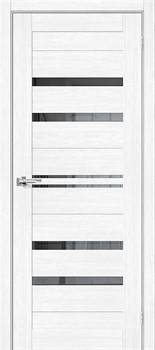 Межкомнатная дверь BX-30 Сноу LACOBEL матовый - фото 78712