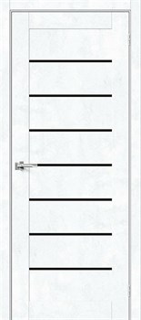 Межкомнатная дверь BX-22 Бетон светлый LACOBEL матовый - фото 78747