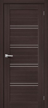 Межкомнатная дверь BX-28 Капучино LACOBEL матовый - фото 78760