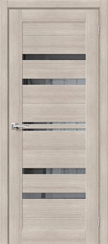 Межкомнатная дверь BX-30 Капучино LACOBEL матовый - фото 78763