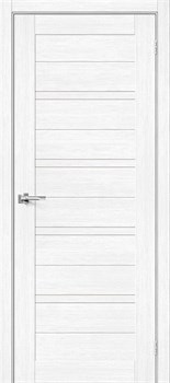 Межкомнатная дверь BX-28 Натуральный дуб LACOBEL матовый - фото 78774