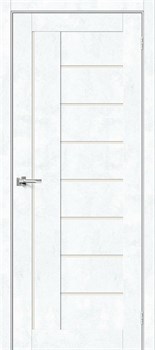 Межкомнатная дверь BX-29 Натуральный дуб LACOBEL матовый - фото 78775