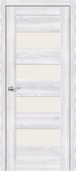 Межкомнатная дверь BX-23 Грей LACOBEL матовый - фото 78783