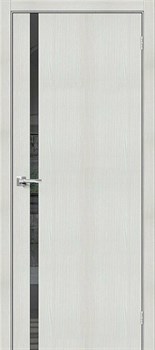 Межкомнатная дверь BS-15 Натуральный дуб с зеркалом - фото 78806