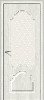 Межкомнатная дверь S-33 Дарк барнвуд Квадро сатинато - фото 78986