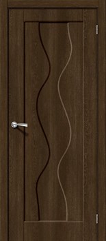 Наличник полукруглый телескопический Винил SV 8*70*2150 Дарк барнвуд - фото 79057