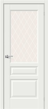 Межкомнатная дверь ENK-35 Серый матовый Сатинат Узор - фото 79109