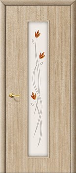 Межкомнатная дверь DF 22Х Миланский Орех Фьюзинг - фото 79190