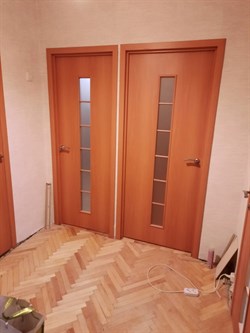 Межкомнатная дверь DF 2С Венге Сатинато - фото 79213