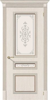 Наличник стандартный канелюр FL 70*10*2100 Дуб Белый - фото 79300