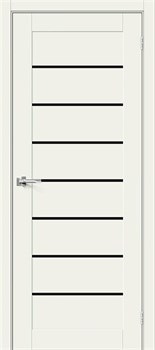 Межкомнатная дверь BH-22 Белая LACOBEL матовый - фото 79491