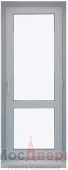 Пластиковая балконная дверь RB-LG/G серая - фото 79622