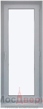 Пластиковая балконная дверь RB-G серая - фото 79623