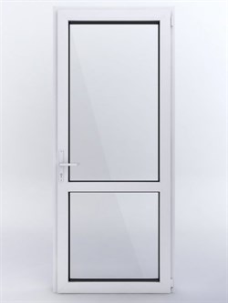 Пластиковая дверь межкомнатная RX-LP/P белая - фото 79672