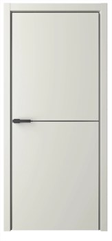 Межкомнатная дверь Pella EU-L Latte Black Edition - фото 81905