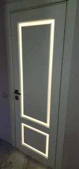 Межкомнатная дверь Letizia Latteo Bianco Matelux Volante - фото 82186