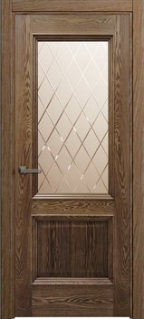 Межкомнатная дверь Балатон Античный дуб Сатинат Бронза - фото 82203