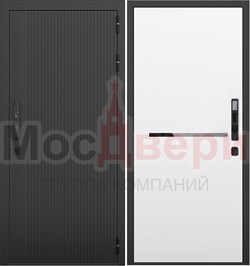 Входная дверь Libra Smart Нуар / Аляска 1H - фото 82437