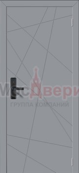 Дверь звукоизоляционная Rw 45dB Ahden Smart Grau с умным замком - фото 82454