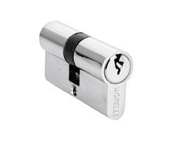Цилиндровый механизм с английским ключом 60C (ключ/ключ) PC Хром - фото 82558